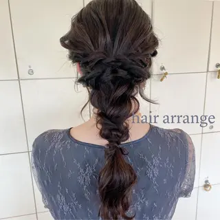 ロング ヘアアレンジ 似合わせヘア🤍 面田法子のヘアスタイル