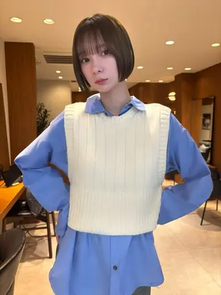 ミディアム yiye 青山所属・無料カットモデル募集 🌱ひょうがのヘアスタイル