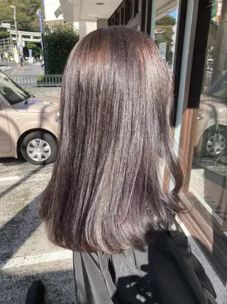 セミロング 永井 大希のヘアスタイル