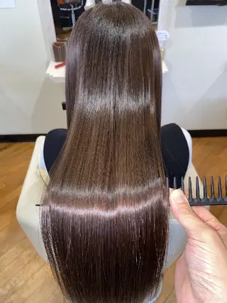 ロング カラー 髪質改善講師監修 ZEROのヘアスタイル