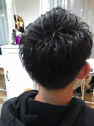 メンズ 艶カラー/フェイス レイヤー/たむのヘアスタイル