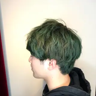 ショート カラー 縮毛矯正専門店店長 佐々木動画モデル募集のヘアスタイル