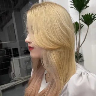 セミロング カラー パーマ ヘアアレンジ メンズ キッズ ネイル マツエク・マツパ アイブロウ 韓国×髪質改善💊 似合わせ/武田涼のヘアスタイル