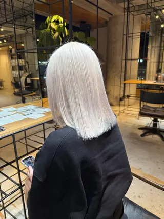 ミディアム ベージュカラー🕊️ 新潟駅/谷口大海のヘアスタイル