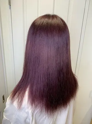 セミロング 渋谷ハイトーン/ デザインカラー阿部のヘアスタイル