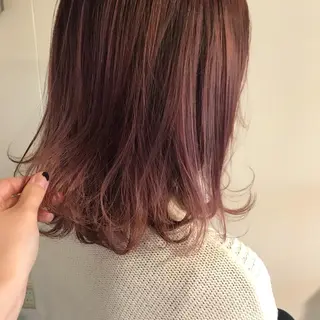 セミロング knock【ノック】所属・烏丸韓国ヘア🇰🇷 ayaka🎀のヘアスタイル