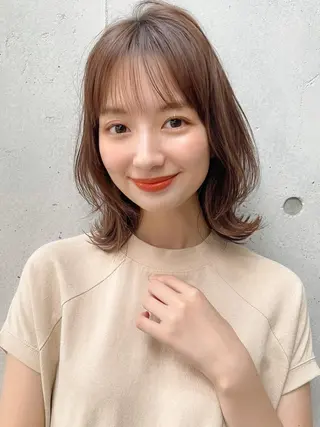 ミディアム 宮本 聖希のヘアスタイル
