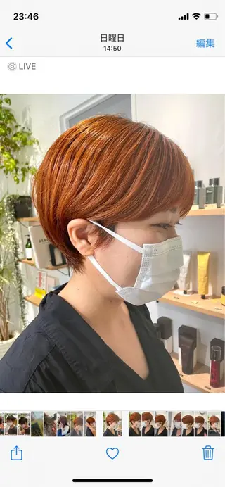 ショート 表参道【髪質改善】 宮嶋勇太のヘアスタイル