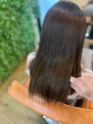 セミロング ⚪️髪質改善 縮毛 店長 コウ⚪️のヘアスタイル