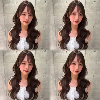 ロング 璃 音のヘアスタイル