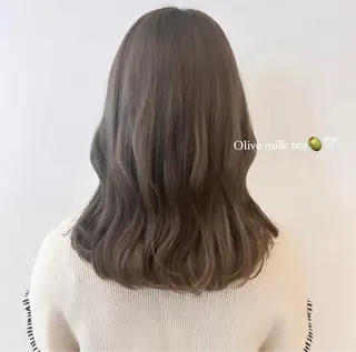ミディアム Ami♡表参道 ピンク/ラベンダーのヘアスタイル