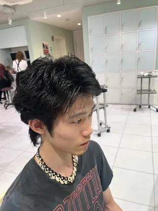 パーマ メンズ 暖色系/髪質改善 /貞金瑞波のヘアスタイル