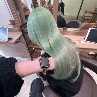 ロング カラー ブリーチ/デザイン 💎ryuyaのヘアスタイル