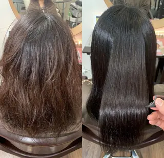 セミロング CALON銀座 極上のヘッドスパのヘアスタイル