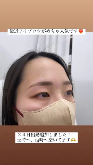 アイブロウ MO MOのマツエク・マツパデザイン