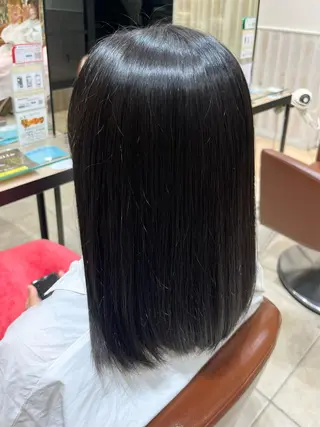 ミディアム カラー 透け感カラー🌿 小島 りなのヘアスタイル