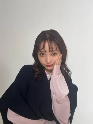 セミロング 似合わせカラー/ヘア セット💐本多恵美のヘアスタイル