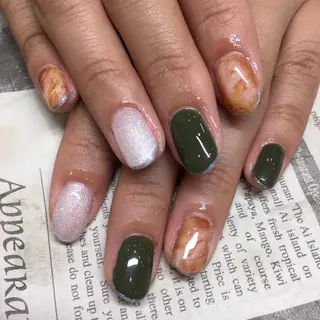 ネイル among アマン所属・lecoa_ kana／amongのネイルデザイン