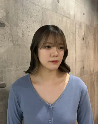 ミディアム カラー enrich / キタガワ カノンのヘアスタイル