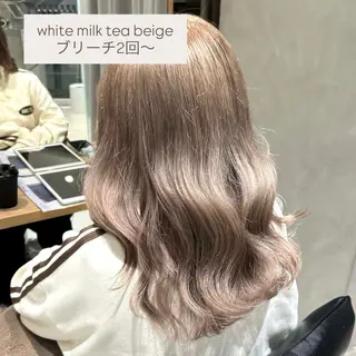 カラー ︎︎🌟韓国艶カラー ︎🌟璃奈 (ﾘﾅ)のヘアスタイル