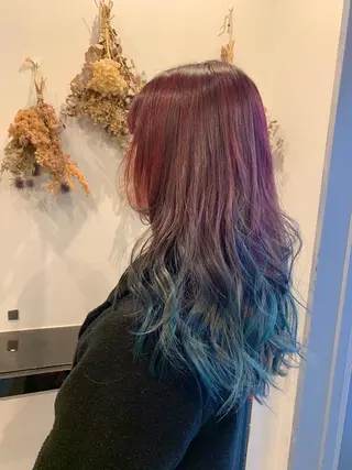 ロング カラー ヘアアレンジ 髪質改善period.所属・いしかわまい🎀 髪質改善特価サロンのヘアスタイル