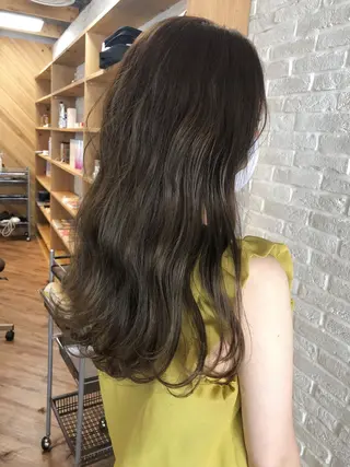 セミロング カラー hair salon Ranun髪質改善のヘアスタイル