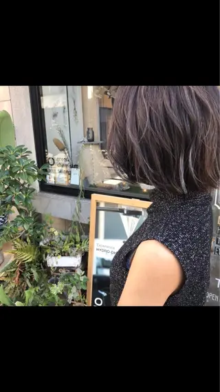 ミディアム 艶髪color💎髪 質改善ストレート大吉のヘアスタイル
