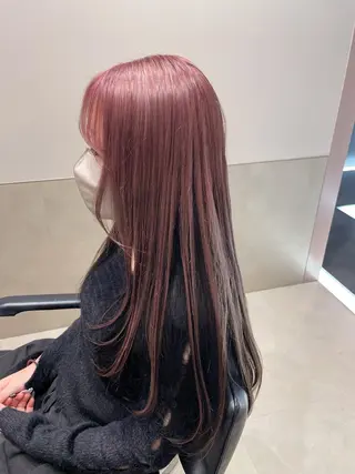 ロング カラー 佐野 えり奈のヘアスタイル