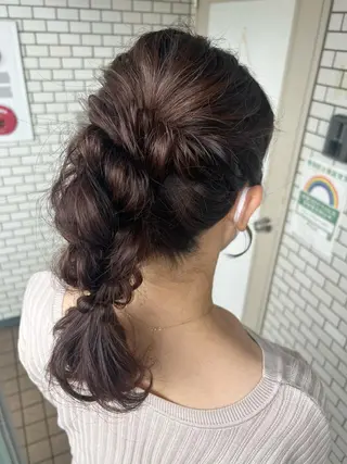 ヘアアレンジ 大人可愛いヘアメイク 💋🧚‍♀️しずかのヘアスタイル