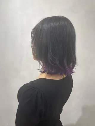 ミディアム カラー 🦋レイヤーカット ミドリカワ🦋のヘアスタイル