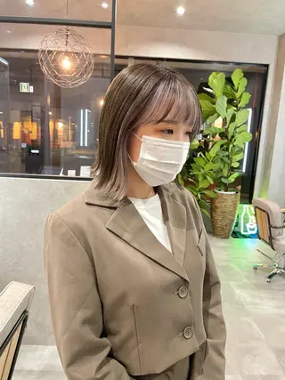 ミディアム カラー mood tatemachiのヘアスタイル