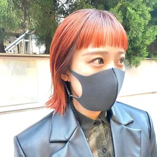 ミディアム カラー GO TODAY SHAiRE SALON 原宿本店所属・ボブ/レイヤー/ ハッシュカット/河内のヘアスタイル