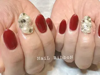 ネイル ネイルリボン 伊藤のネイルデザイン