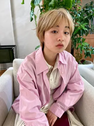 ショート ヘアアレンジ 田中 あやなのヘアスタイル