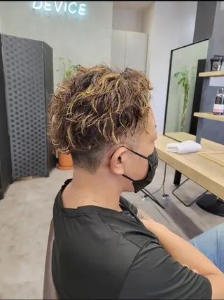 ショート パーマ メンズ レイヤー/ショート /山田譲治✂️のヘアスタイル