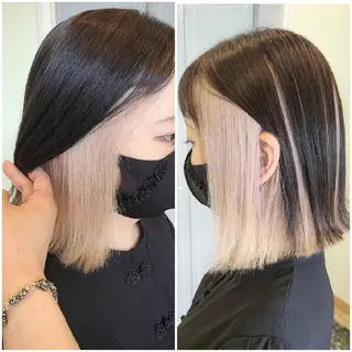 ミディアム カラー 【ネウィ天王寺 】seiyaのヘアスタイル