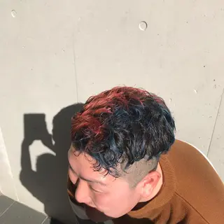 カラー メンズ 一ノ瀬 蘭のヘアスタイル