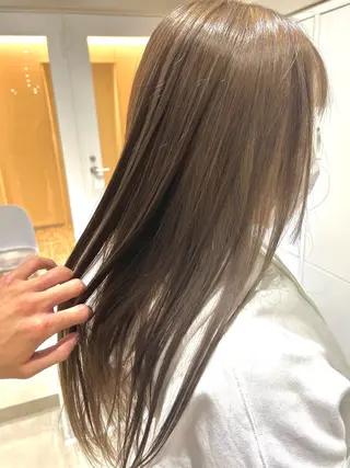 ロング カラー パーマ 髪質改善/縮毛矯正/ 🌟櫻井🌟のヘアスタイル