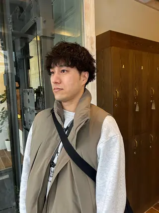 パーマ メンズ 西 優衣奈のヘアスタイル
