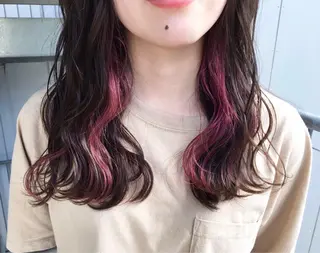 セミロング カラー Utata  literie所属・🌷小野田 睦🌷のヘアスタイル