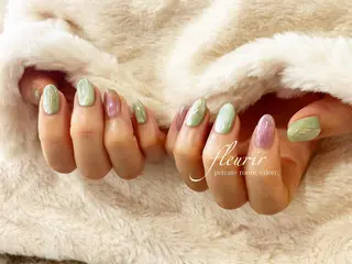 ネイル フルリール 【プライベートサロンのネイルデザイン