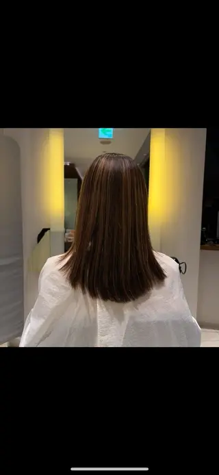 ロング 森田 玲央のヘアスタイル