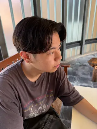 ミディアム メンズ growth 天神店 【グロウ】所属・Growth天神店 TOMOKIのヘアスタイル