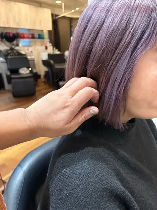 ショート MOLLASALON 浅香山店所属・髪質改善カラー 縮毛矯正🤍辻桃加のヘアスタイル