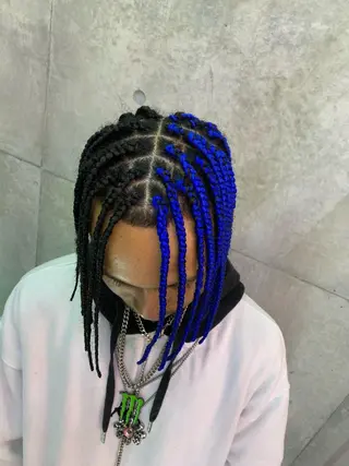 ミディアム HONEY TRAP!所属・HARURU🪮✨ ブレイズ海外ヘアのヘアスタイル