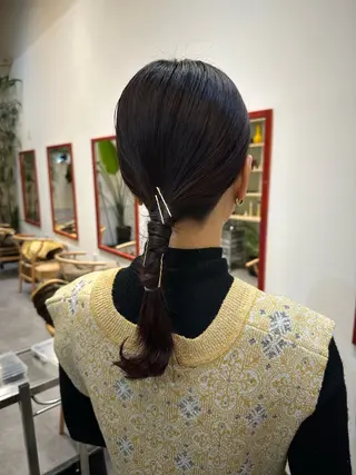 ミディアム 🌈トップデザイナー 金沢駅近nanamiのヘアスタイル