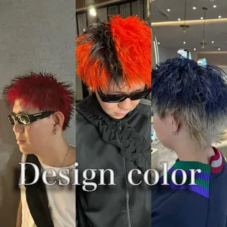 ショート カラー パーマ ヘアアレンジ メンズ メンズ🐺カラー／ 垢抜け🔥木村晴希のヘアスタイル