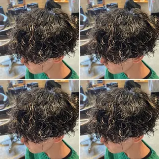 カラー パーマ メンズ 👑メンズパーマ特化 店長望月謙二郎👑のヘアスタイル