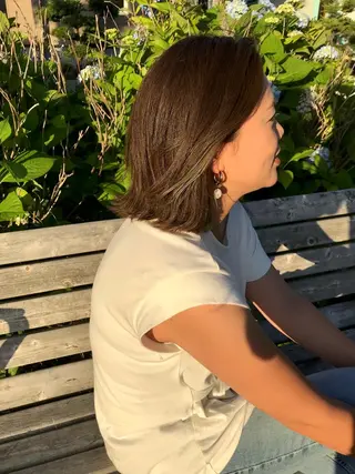 カラー ママ美容師 ＊ヒマワリのヘアスタイル