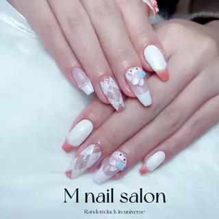 ネイル M🌷nail 長さだし専門店のネイルデザイン